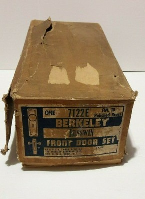 Vintage Berkeley Mortise Lock Set #7122E     lot 20