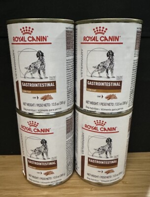 Royal Canin Low Fat Diet Gastro Intestinal Loaf Canned Wet Dog Food (4 CANS)