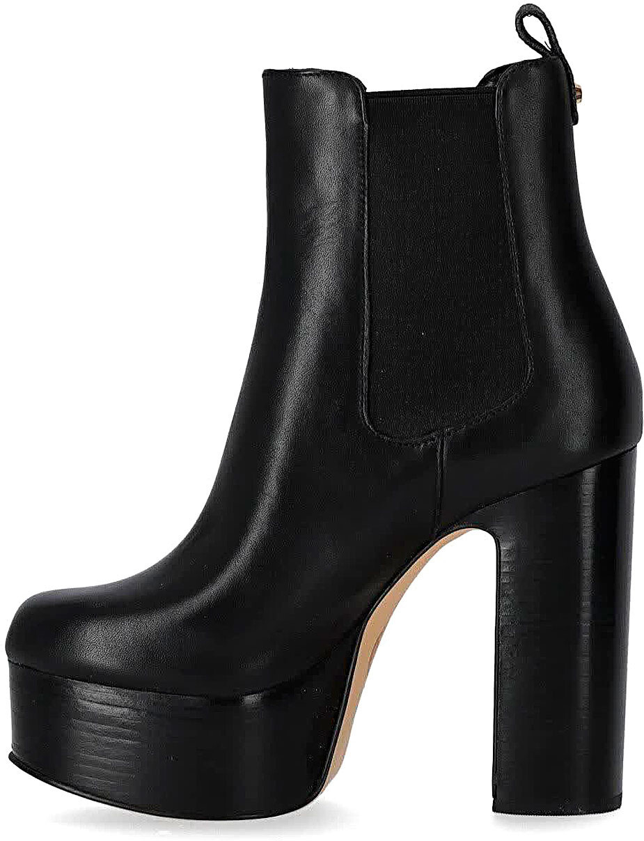 Pre-owned Michael Kors Womens Boots Fall-winter 2023/24. Leather Upper And Sole. In Black