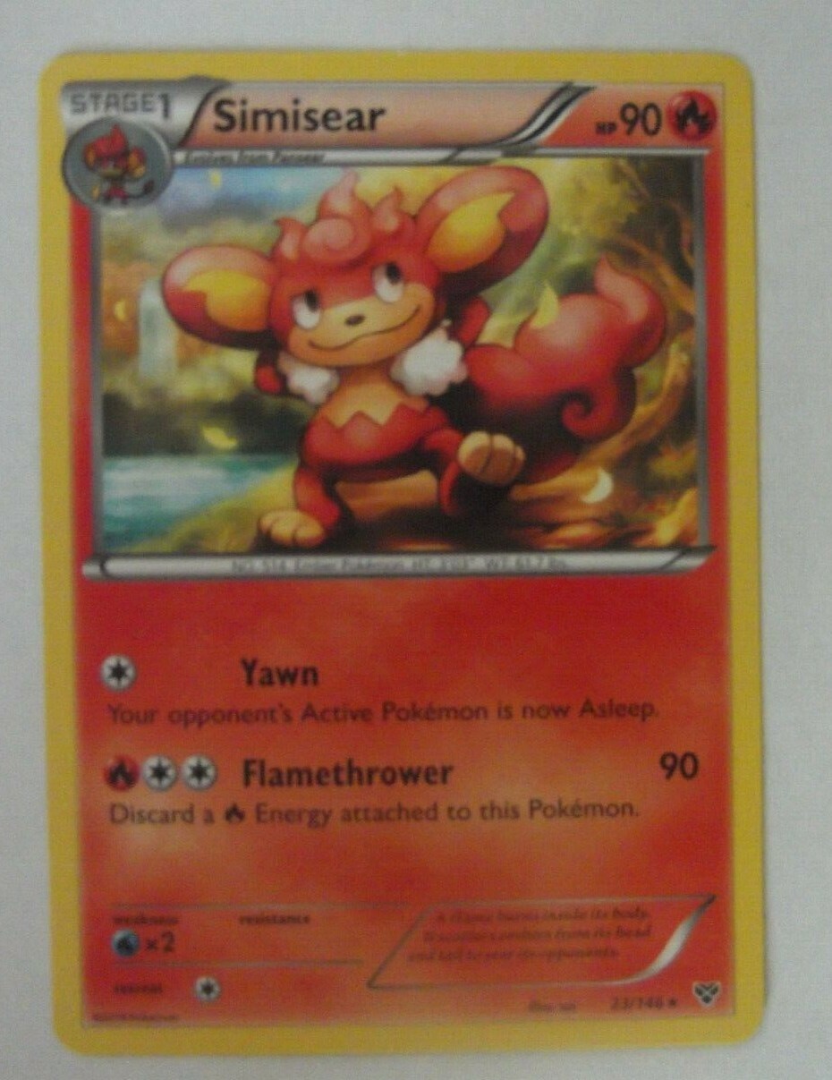 076PK023 - Simisear - 23/146 - XY Base Set - Rare | eBay