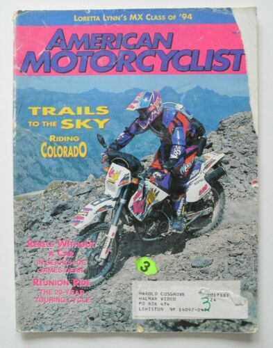 AMERICAN MOTORCYCLIST November 1994 Riding Colorado Hodaka Super Rat 1971