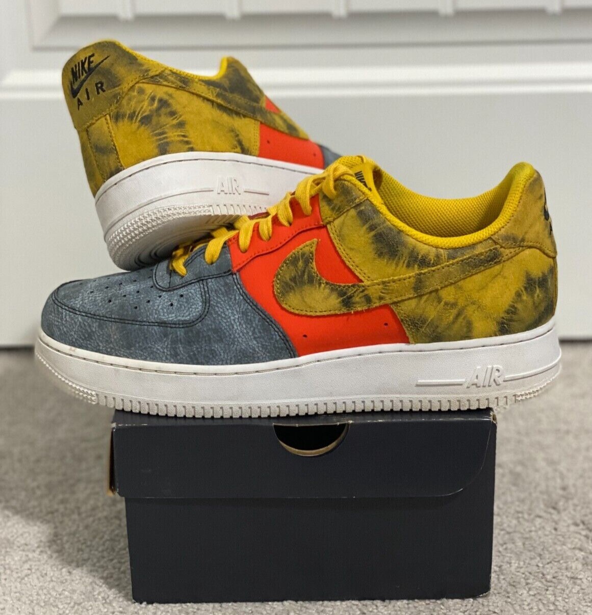 nike air force 1 low white dark sulfur