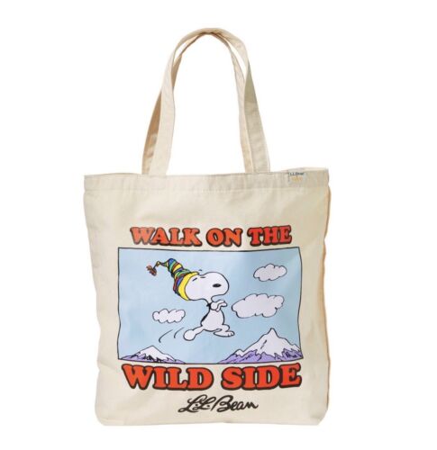 L.L. BEAN x Peanuts Snoopy “Walk on the Wild Side” Canvas Tote Bag New with Tags | eBay L.L. BEAN x Peanuts Snoopy “Walk on the Wild Side” Canvas Tote Bag New with Tags | eBay