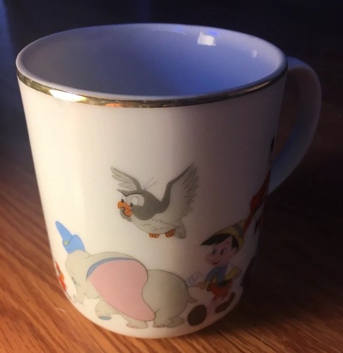 VTG Mickey Mouse & The Gang Coffee Mug Made In Japan 1970s Disney EUC