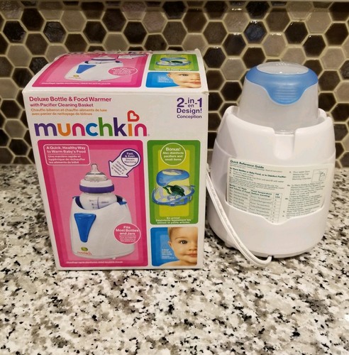 Munchkin Deluxe Baby Bottle & Food Warmer+ Pacifier Cleaning Basket Canadian