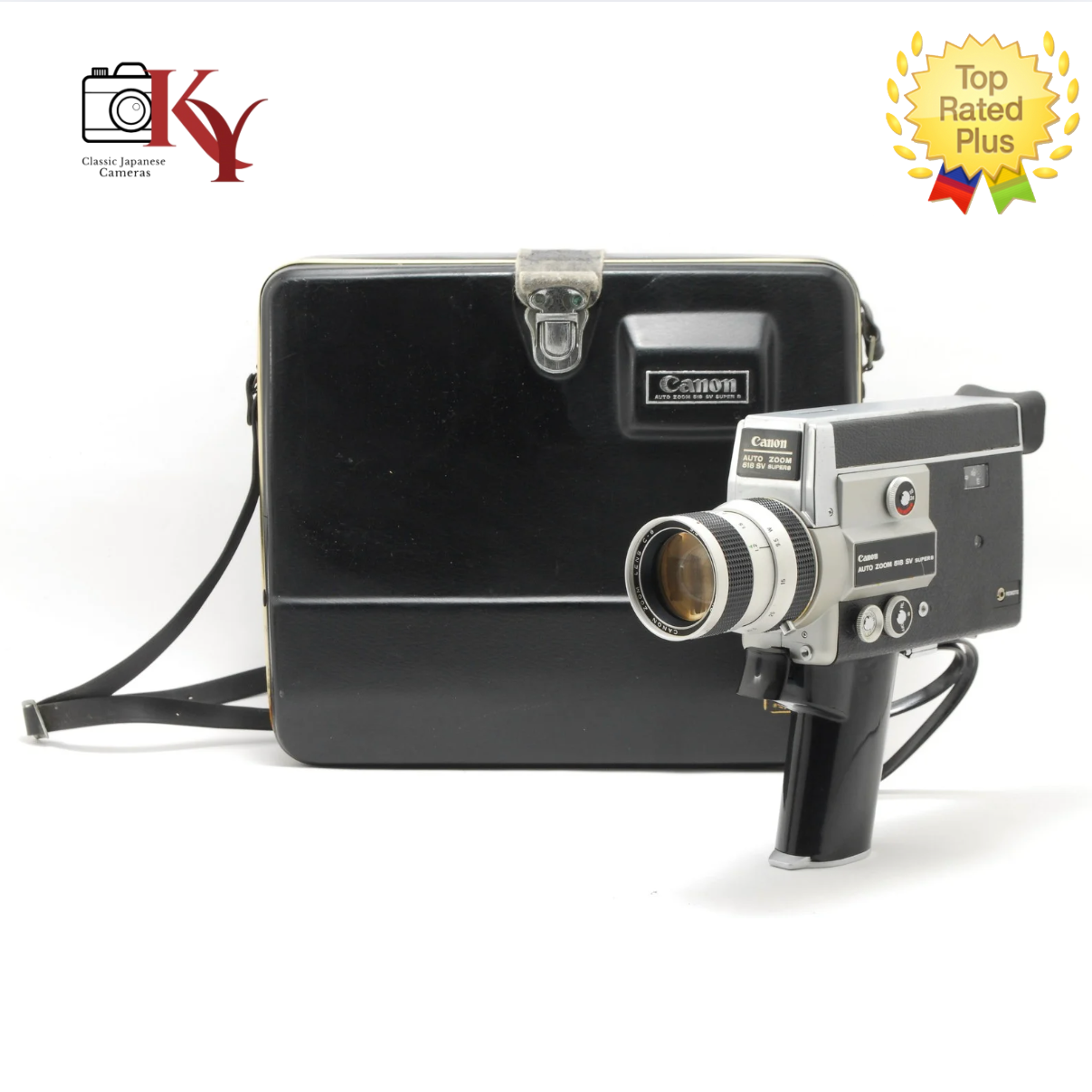 <完動品> Canon AUTO ZOOM 518 SUPER8 8mm Canon Auto Zoom 518 Super 8 8mm Movie Film Camera w/ Carry