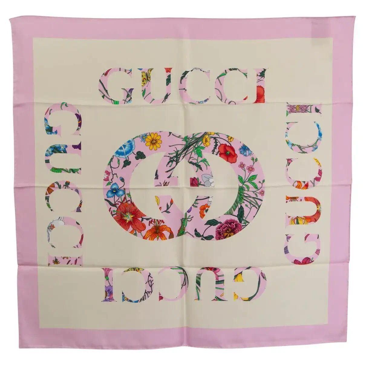 【美品】GUCCI scarf オールドグッチ　ビンテージグッチ　ペイズリー グッチ GUCCI ヴィンテージ オールドグッチ シェリーライン GG柄