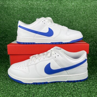 Nike Dunk Low Retro White/Hyper Royal DV0831-104 Men's Size 11