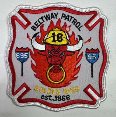 Baltimore County Fire Beltway Patrol 16 Golden Ring Maryland MD Bull Patch S3