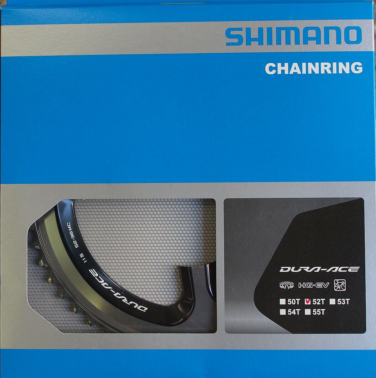 FC-9000 52-38T DURA-ACE SHIMANO シマノ デュラエース チェーンリング