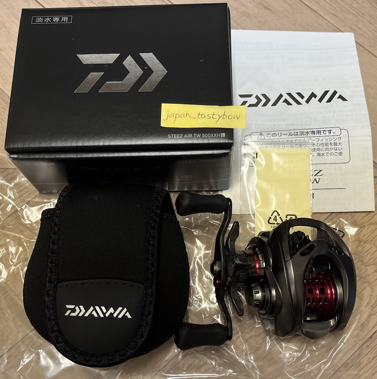 Daiwa 20 STEEZ AIR TW 500XXHL Baitcasting Reel Left handle