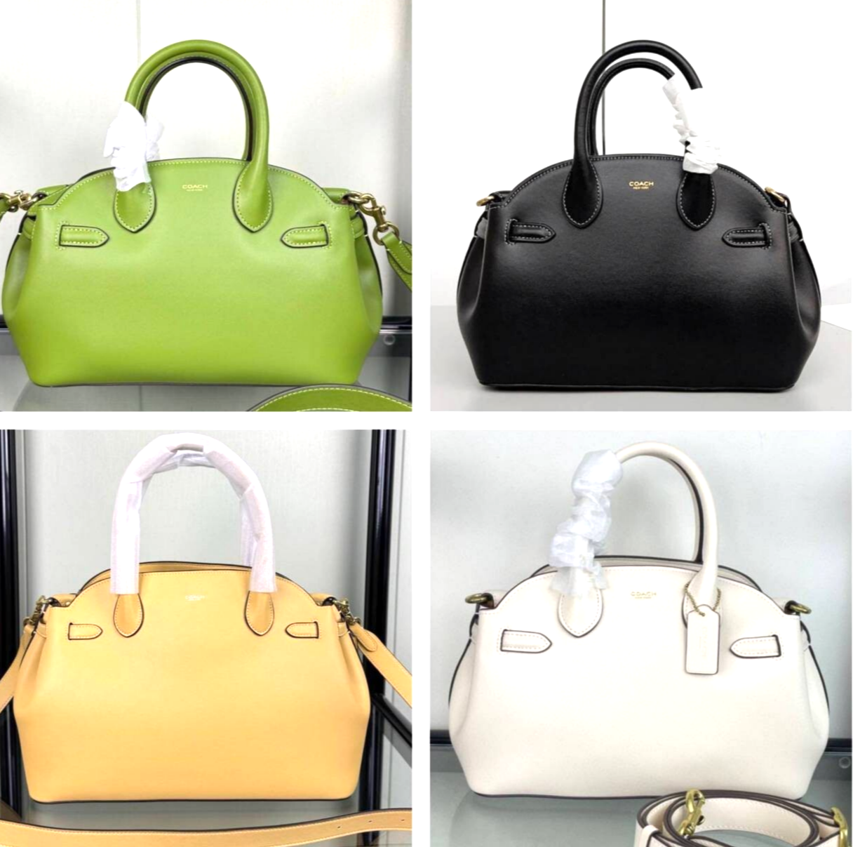 COACH CU066 Empire Carryall Bag 26 Shoulder Bag Leather 5