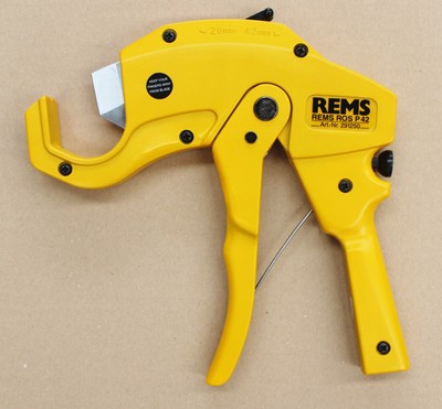 REMS Rohrschere ROS P 42 Nr. 291250 Kunststoffschere Schere Rohre Kunststoff