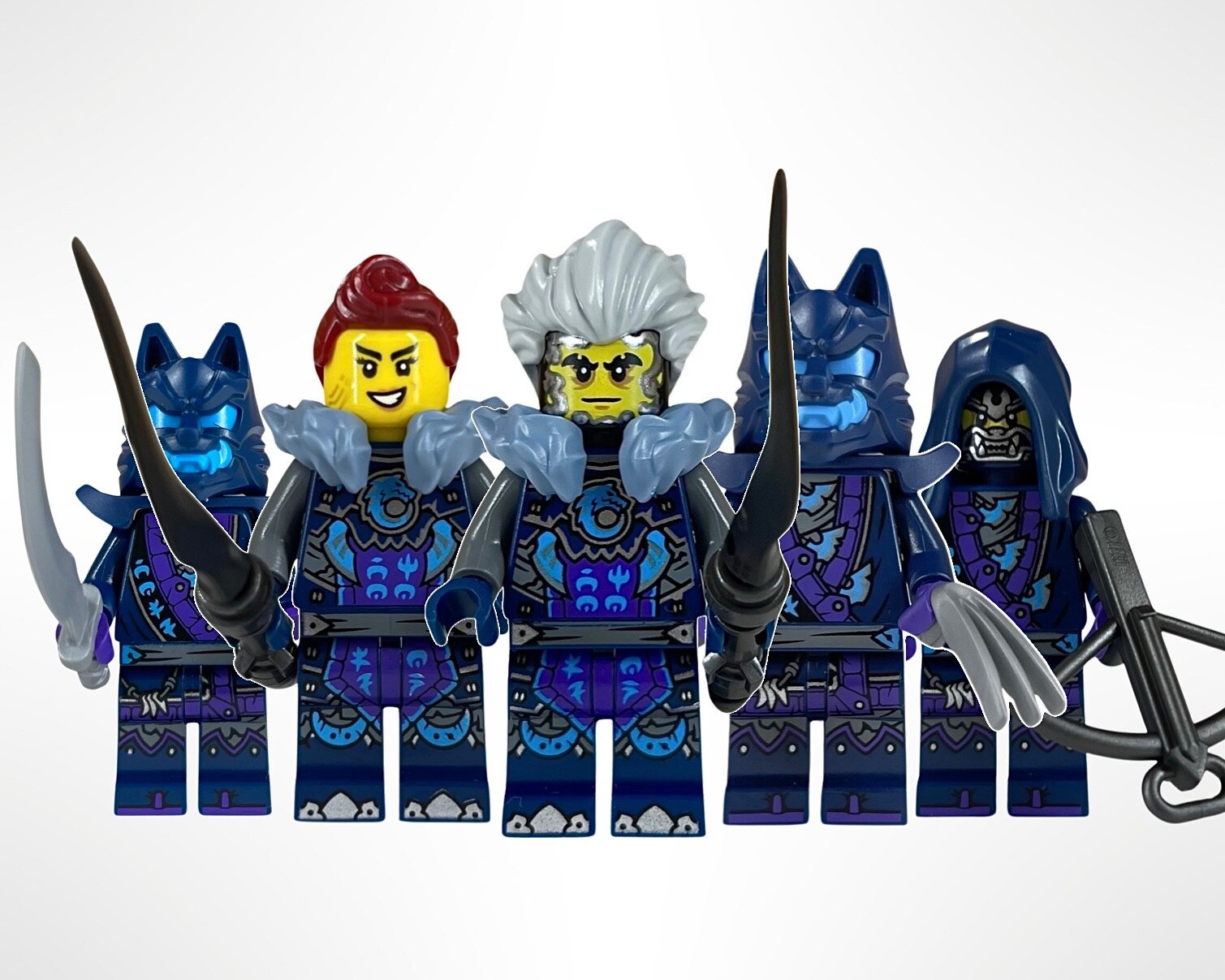 LEGO NINJAGO 5 Mini-figures CINDER JORDANA WOLF MASK WARRIOR