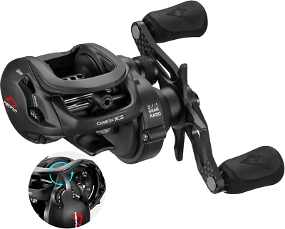 Piscifun Carbon XCS Baitcaster Reel, 5.5 oz Baitcasting Fish
