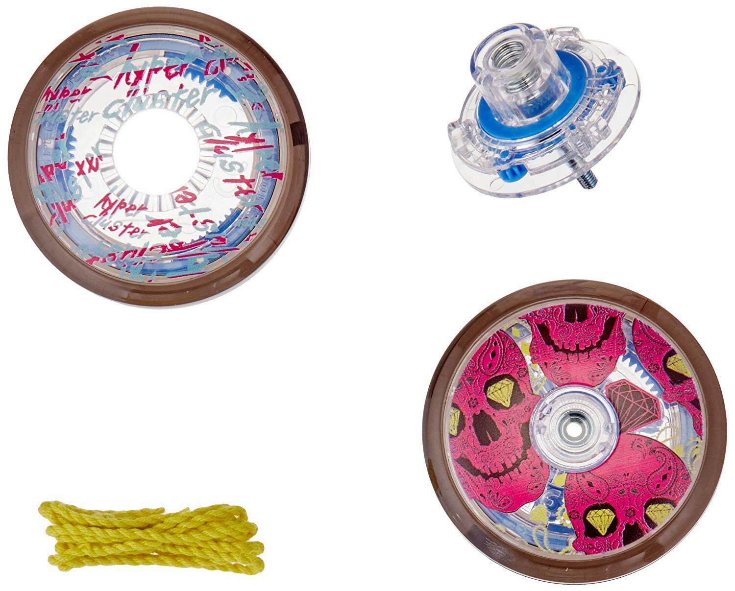 Hyper Cluster Yo Yo Starter Pack Black Stamina Control NEW Pink Skull 42361