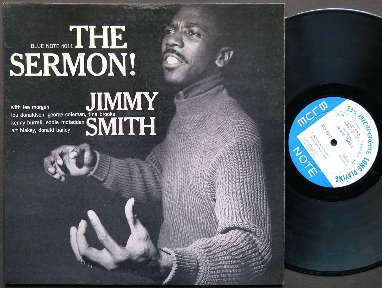洋楽 JIMMY SMITH THE SERMON! LP Jimmy Smith – The Sermon! – Vinyl (LP, Album, Stereo), 1959