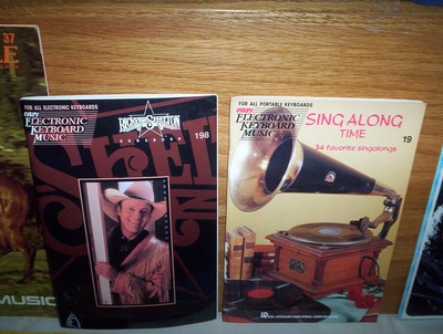 Nashville Best Ricky Van Shelton & Chord Organ & Country Songs 7 Music Books Lot