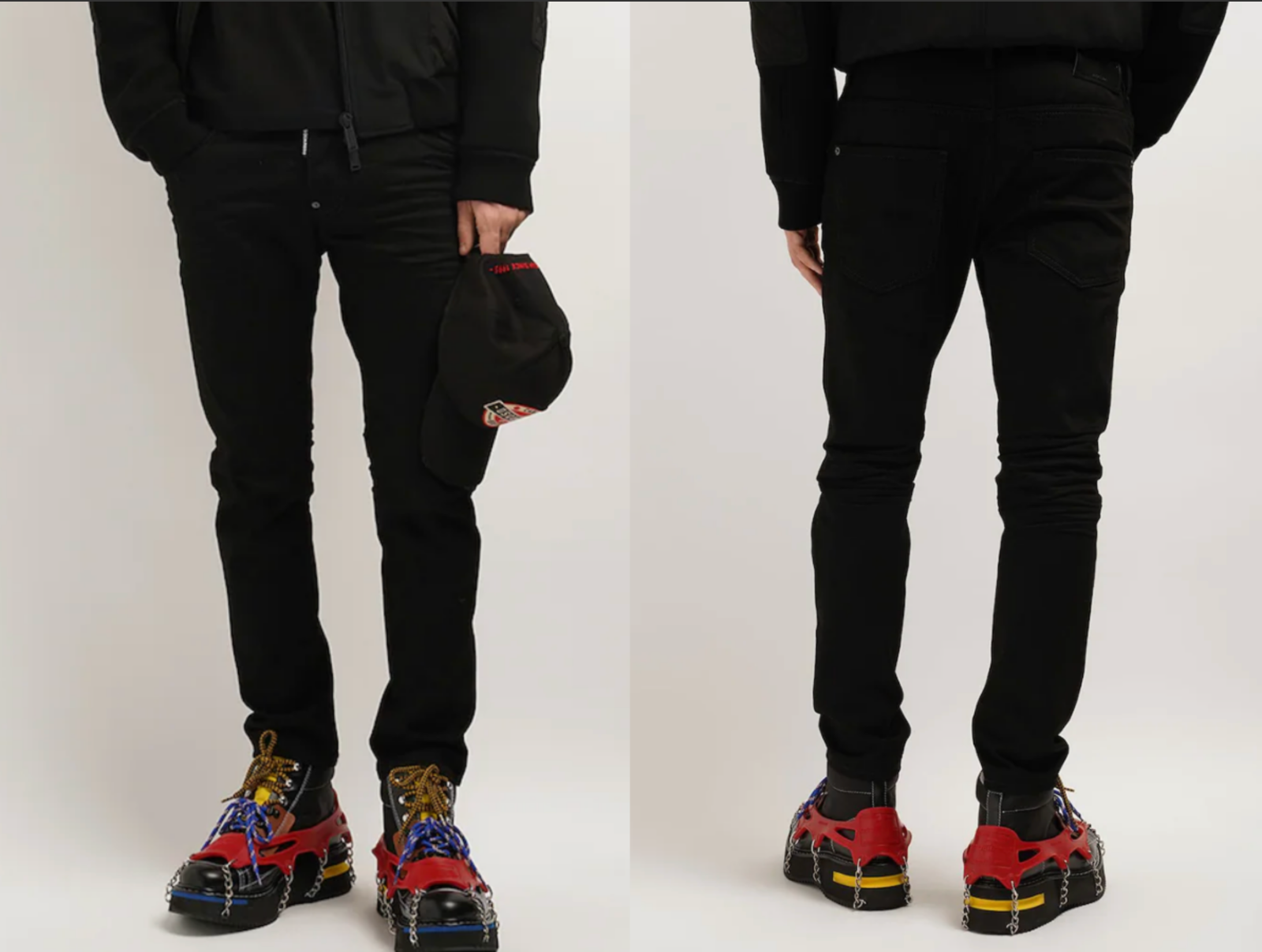 DSQUARED2 DSQUARED2 JEANS 16CM SKATER BULL COTTON DENIM PANTS TROUSERS COLLECTION