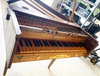 Harpsichord Made By Matthies 56 Keys 4 ½ Octives Fully Functional & Gone Through