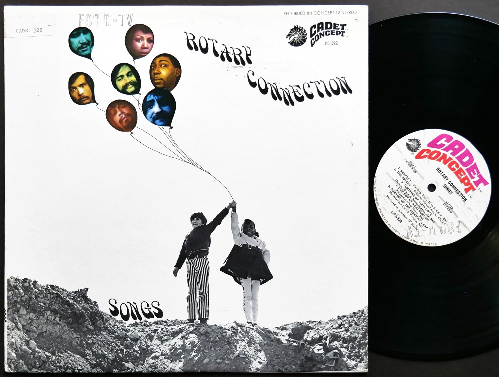洋楽 Minnie Ripperton & Rotary Connection ROTARY CONNECTION Songs LP CADET CONCEPT LPS-322 US 1969