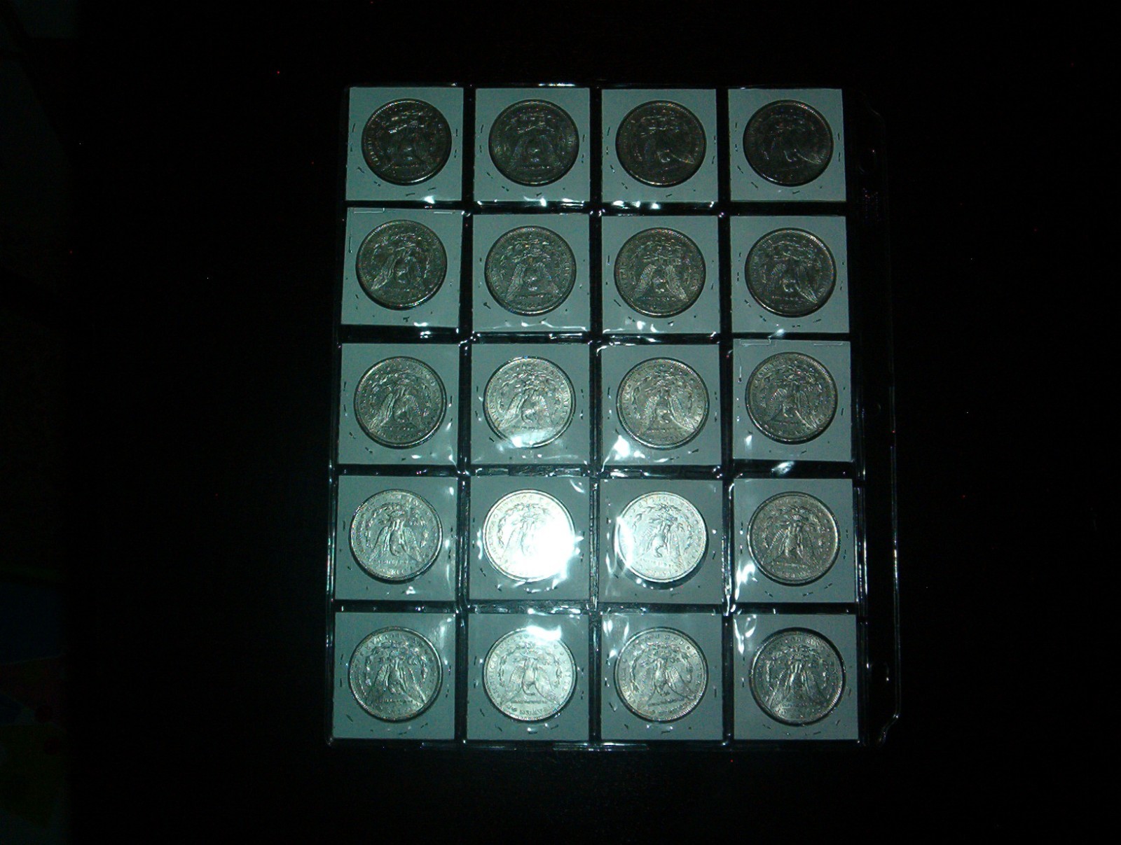 100 Morgan Silver Dollars -  Almost Uncirculated Cond - Pre-1921