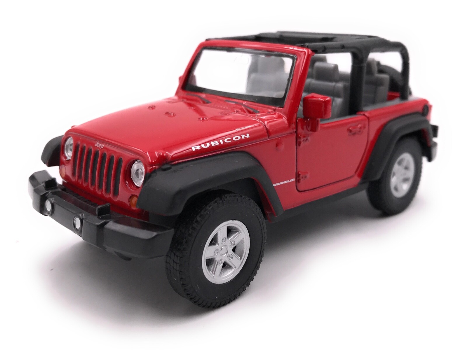 Jeep Wrangler Rubicon ミニカー レッド 1/24 Jeep Wrangler Rubicon 4xe Plastic Model