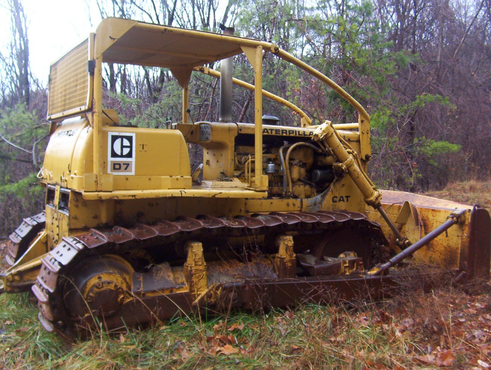 Used Cat Caterpillar D7E Bulldozer Crawler Dozer