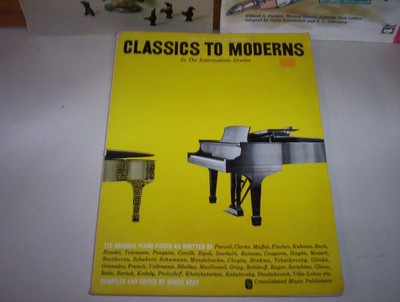 Classics to Moderns Intermediate + Joy of Sonatinas & Group Piano 3 Music Books