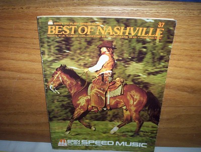 Nashville Best Ricky Van Shelton & Chord Organ & Country Songs 7 Music Books Lot