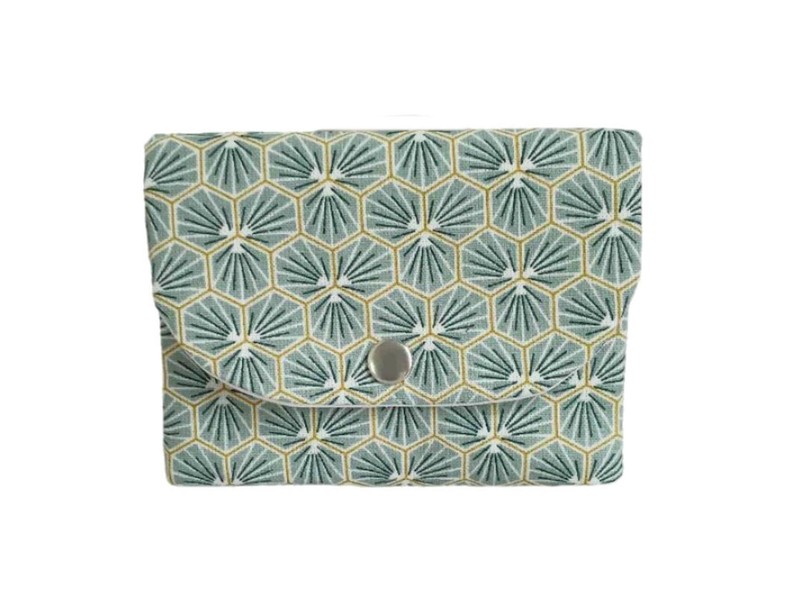 Kleine GeldbÃ¶Rse Mini Portemonnaie Damen Geldbeutel Riad Geometrische BlÃ¼Ten