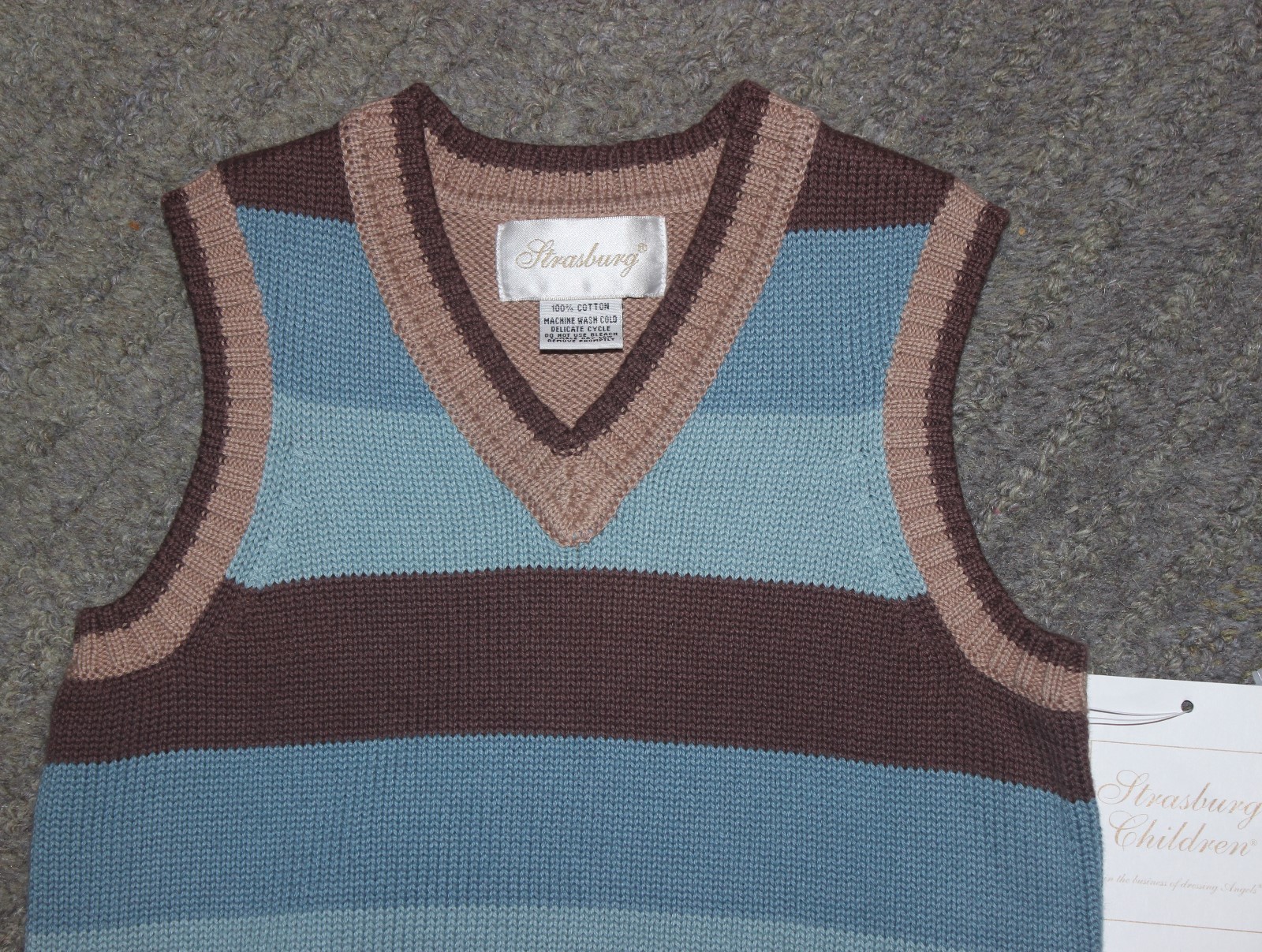 Strasburg Toddler Boys Sweater Vest - Sze 2Y - 3Y - NWT