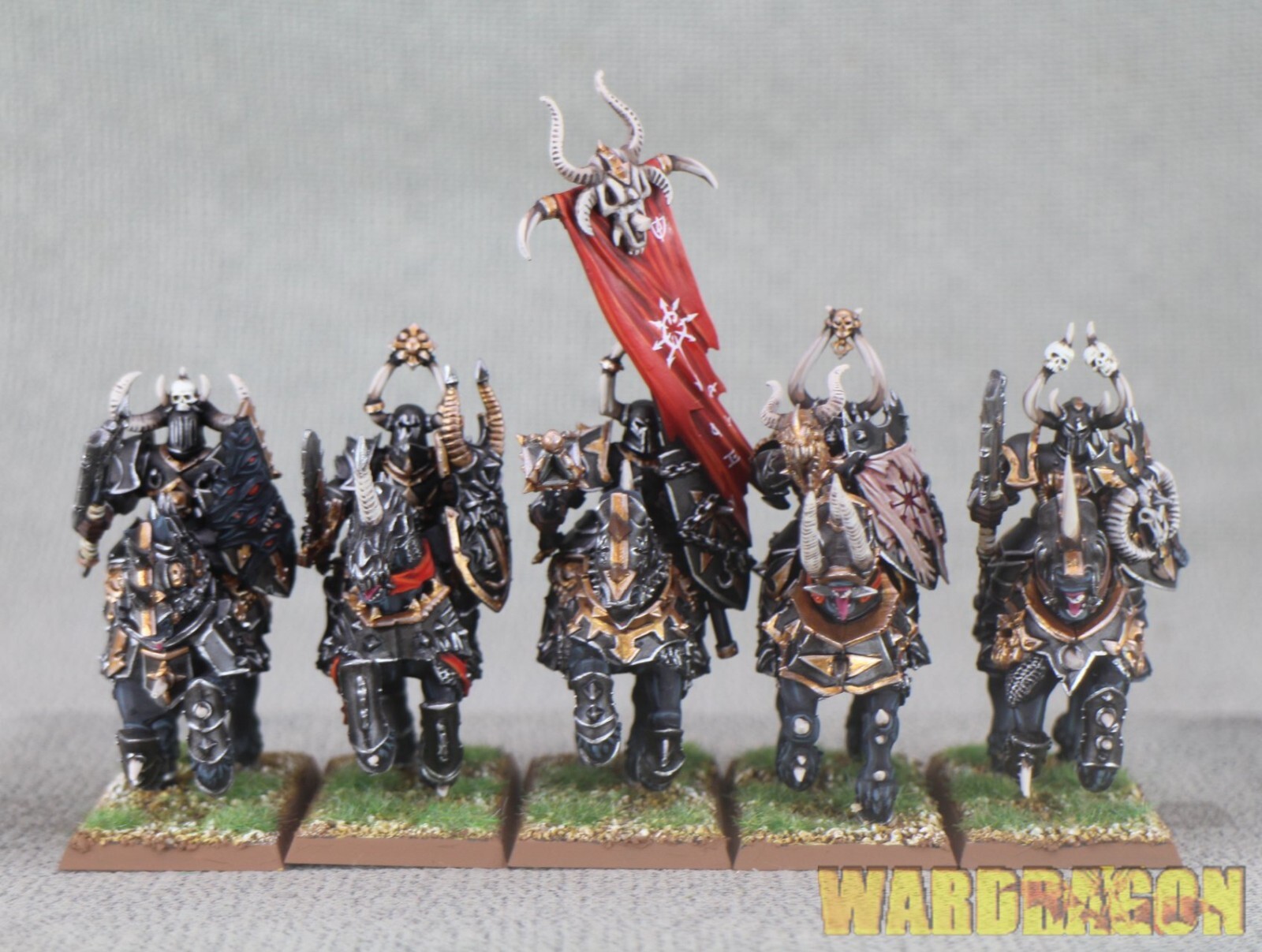 Warhammer The Old World WDS pianred Warriors Of Chaos CHAOS
