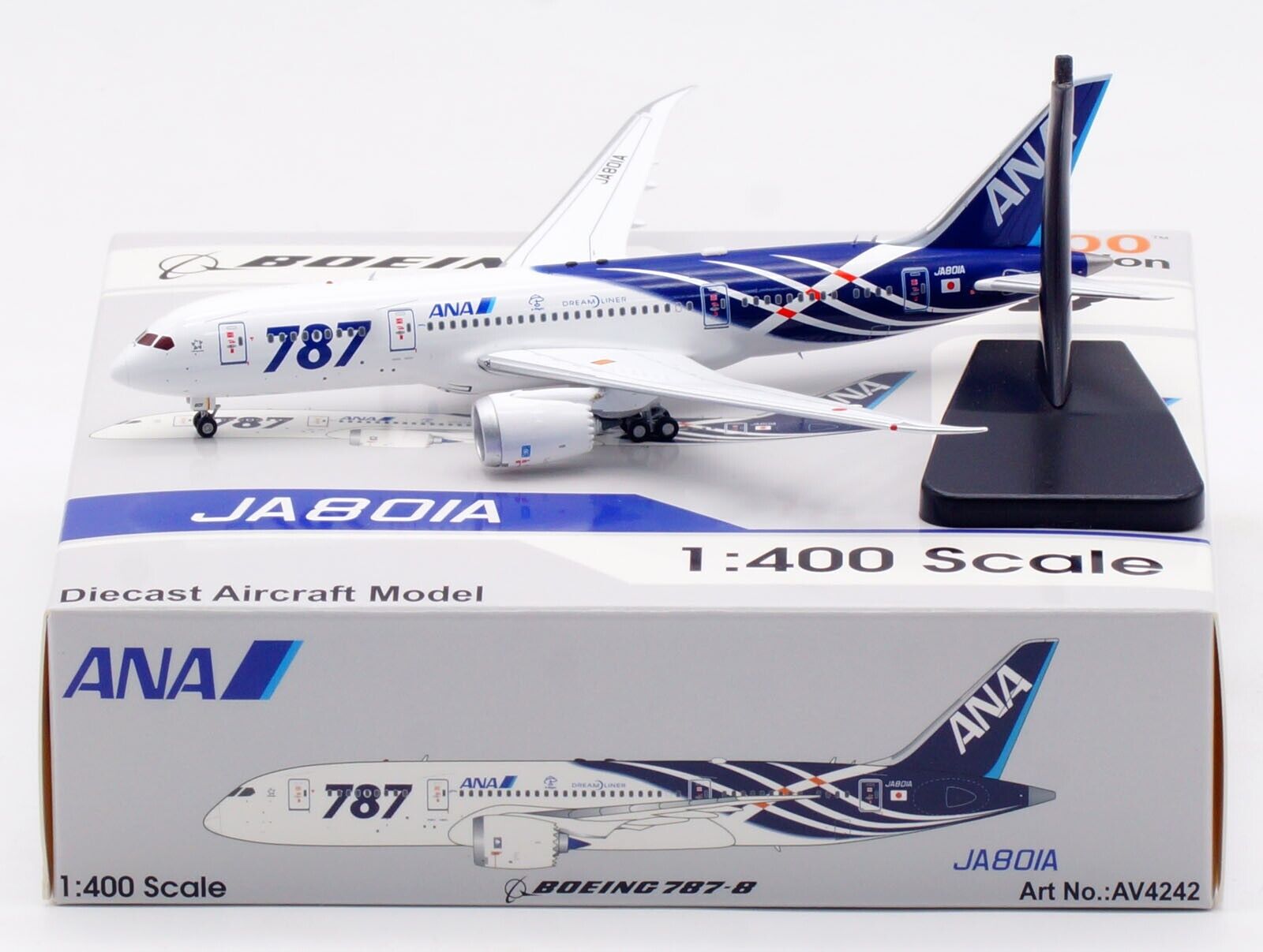 Aviation 1:400 ANA All Nippon Airways Boeing 787-8 Diecast Aviation 1:400 ANA All Nippon Airways Boeing 787-8 Diecast