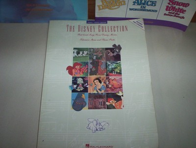 The Disney Collection from Movies & Movie Fun Piano Pocahontas 3 Music Book Lot