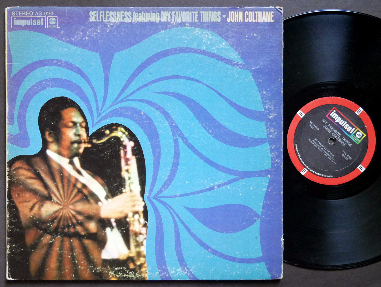 米LP John Coltrane Selflessness Featuring My Favorite Things AS9161 IMPULSE! /00400 JOHN COLTRANE Selflessness My Favorite Things LP IMPULSE! AS