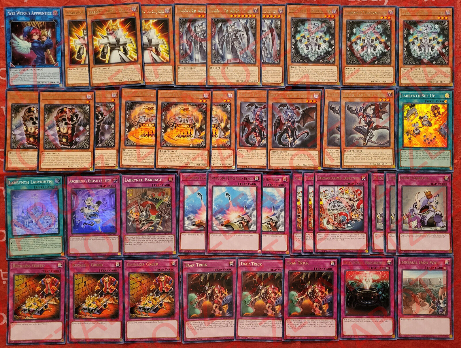 Yugioh Labyrnth Deck 41 Cards -Archfiend- Barrage -Ghastly Yugioh Labyrnth Deck 41 Cards -Archfiend- Barrage -Ghastly