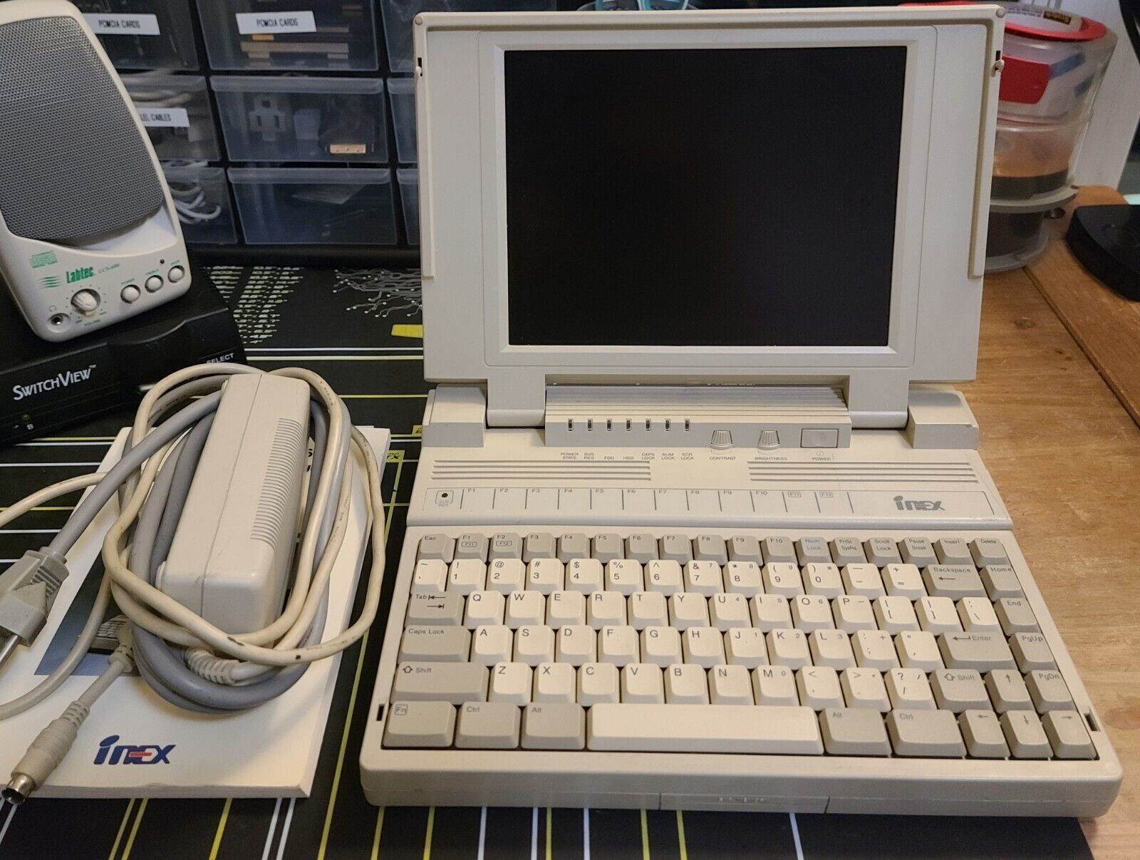 Vintage Inex 4100 Notebook Cyrix Cx486SLC 25 MHz 4 MB | MS Vintage Inex 4100 Notebook Cyrix Cx486SLC 25 MHz 4 MB | MS