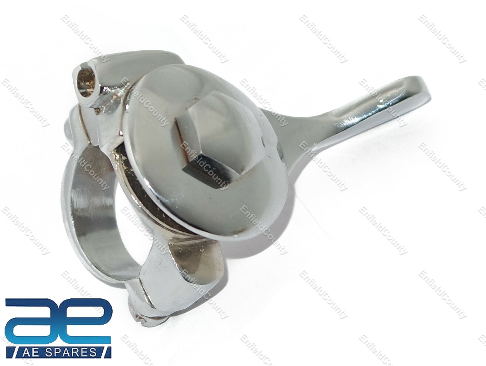 Air Choke Mag Lever RH Side 1" Handlebar Chrome For NORTON BSA TRIUMPH AJS 