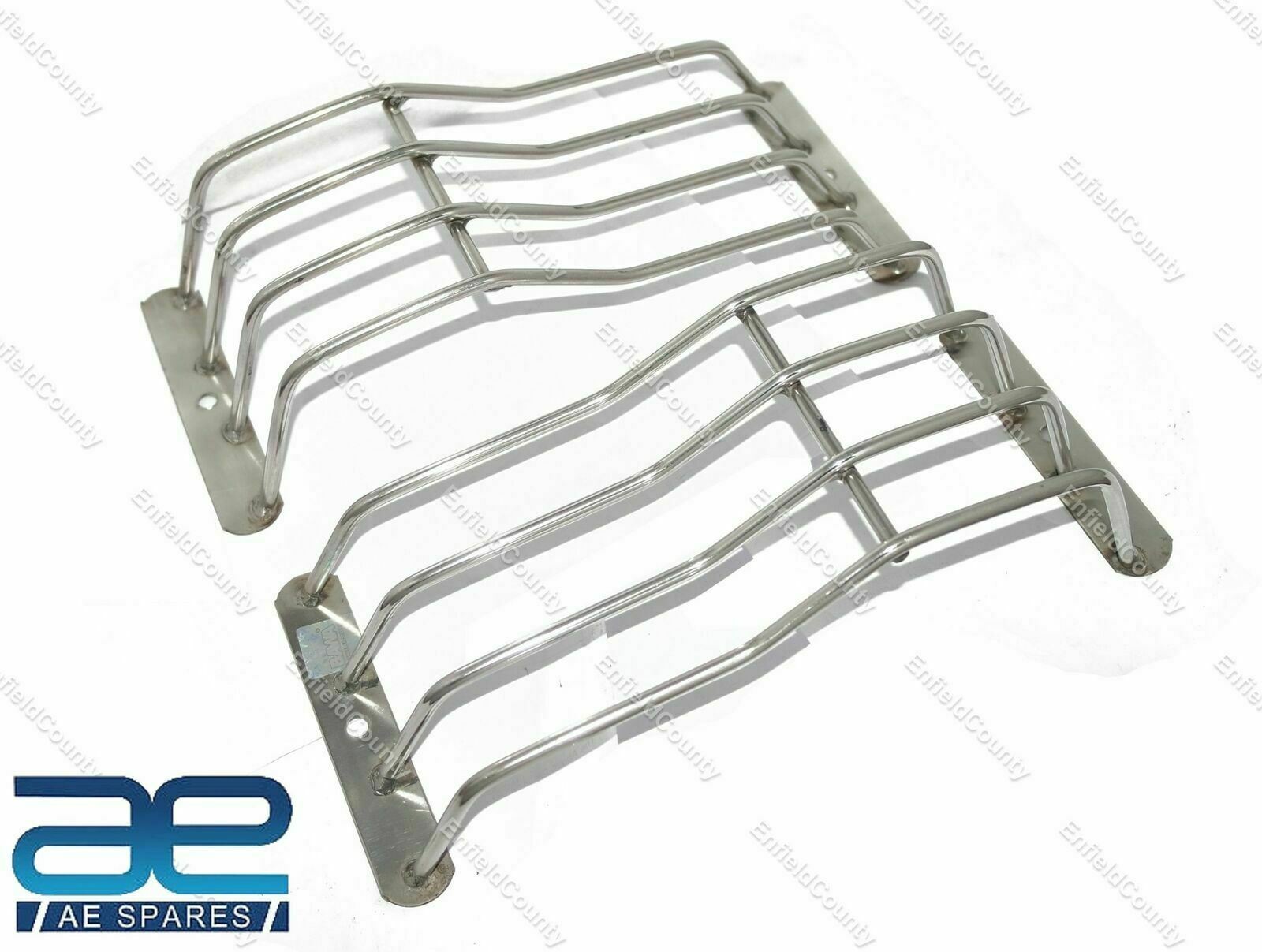 Pair Rear Indicator Turn Light Grill Protector Stone Guard 3 Wheeler Tuk Tuk  