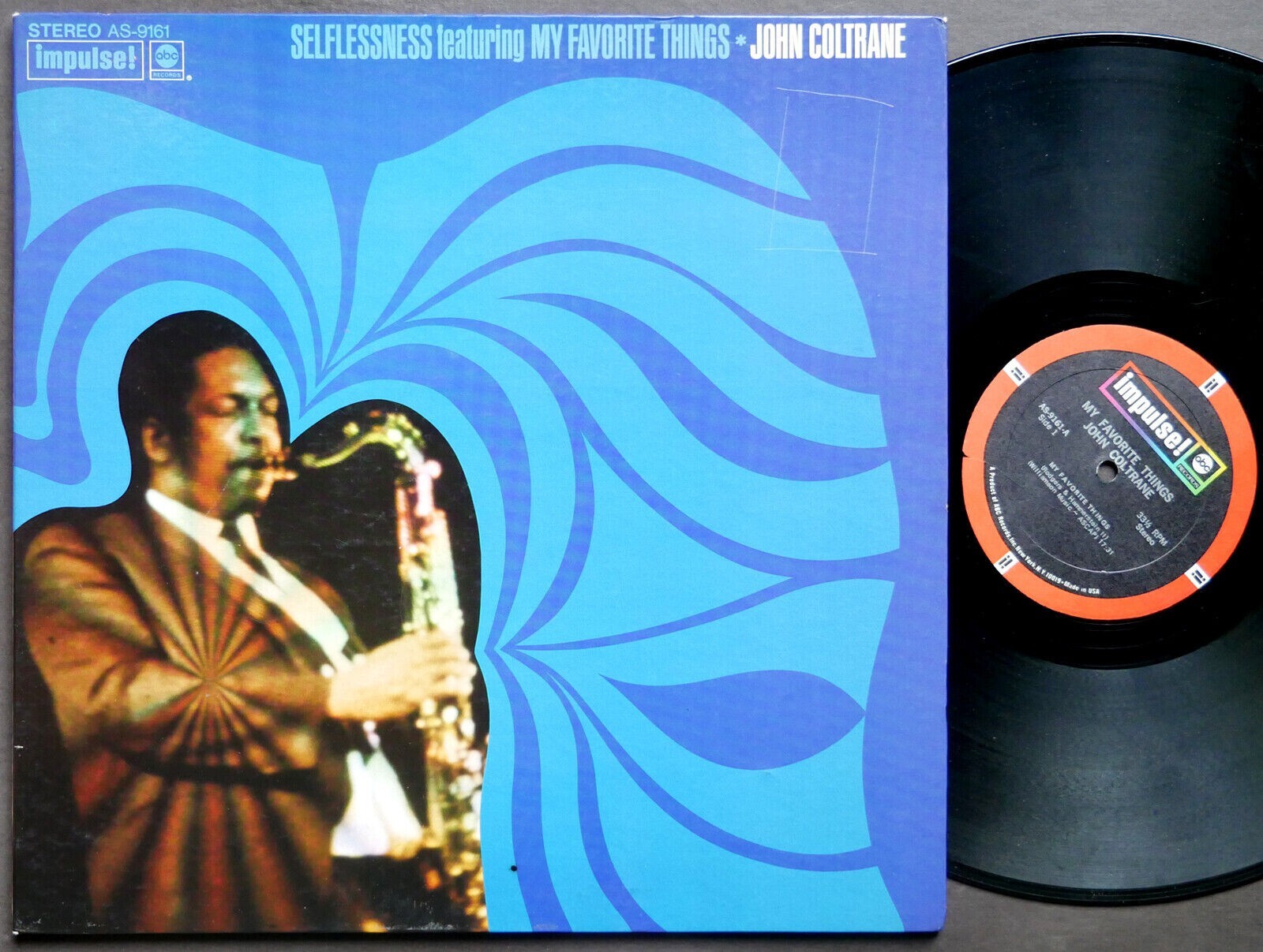 JOHN COLTRANE Selflessness My Favorite Things LP IMPULSE! AS