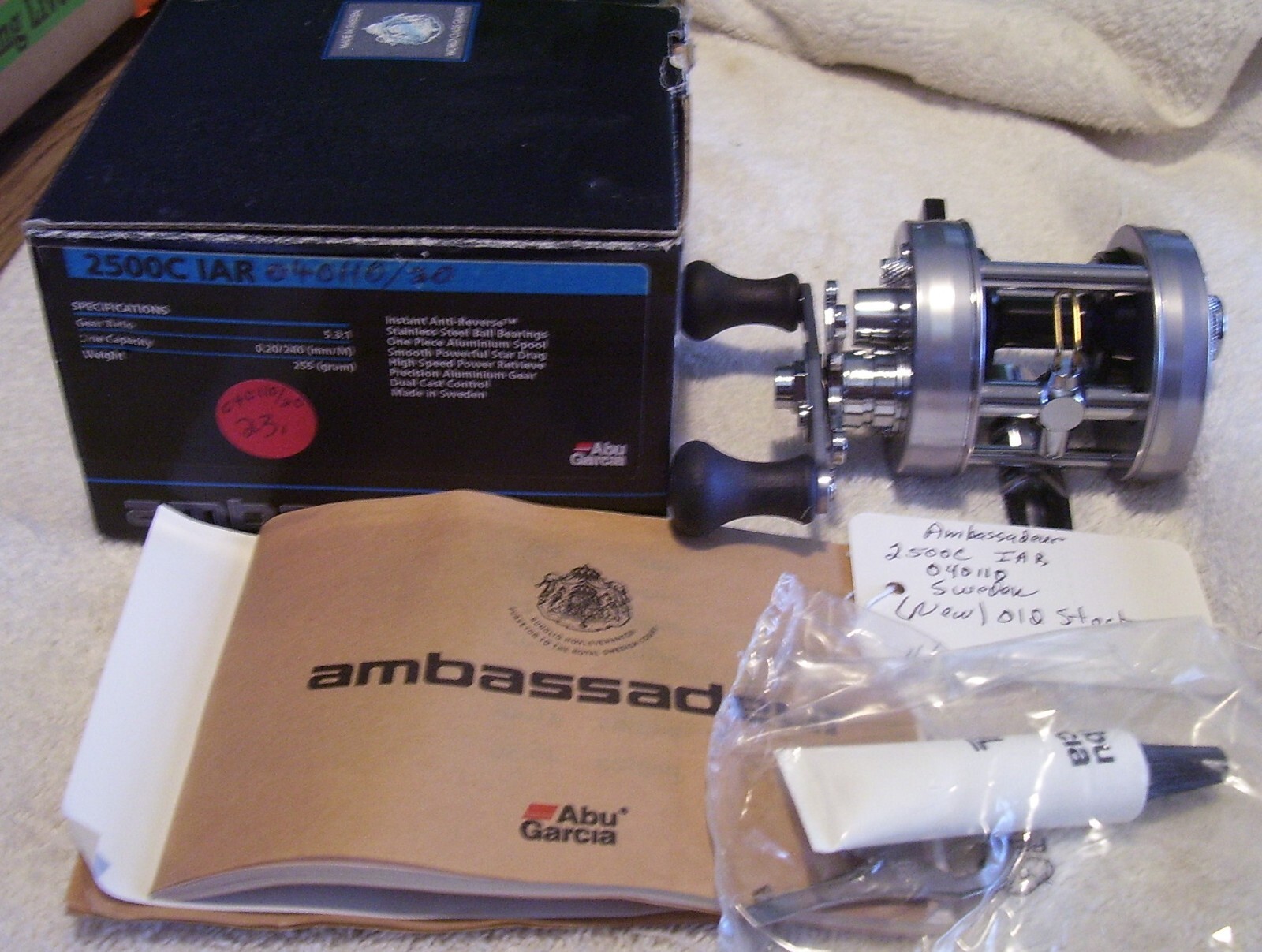 abu sweden Ambassadeur 2500c リール 右巻き abu sweden Ambassadeur 2500c リール 右巻き Rare Model Abu