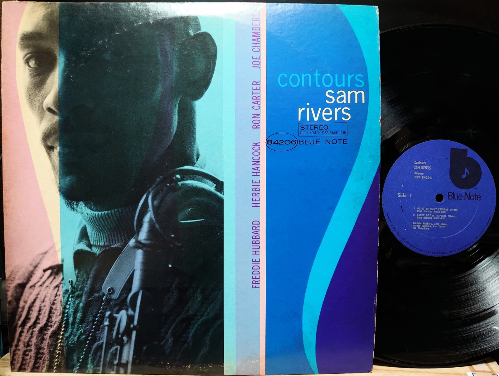 米LP Sam Rivers Contours BST84206 BLUE NOTE /00260 SAM RIVERS 