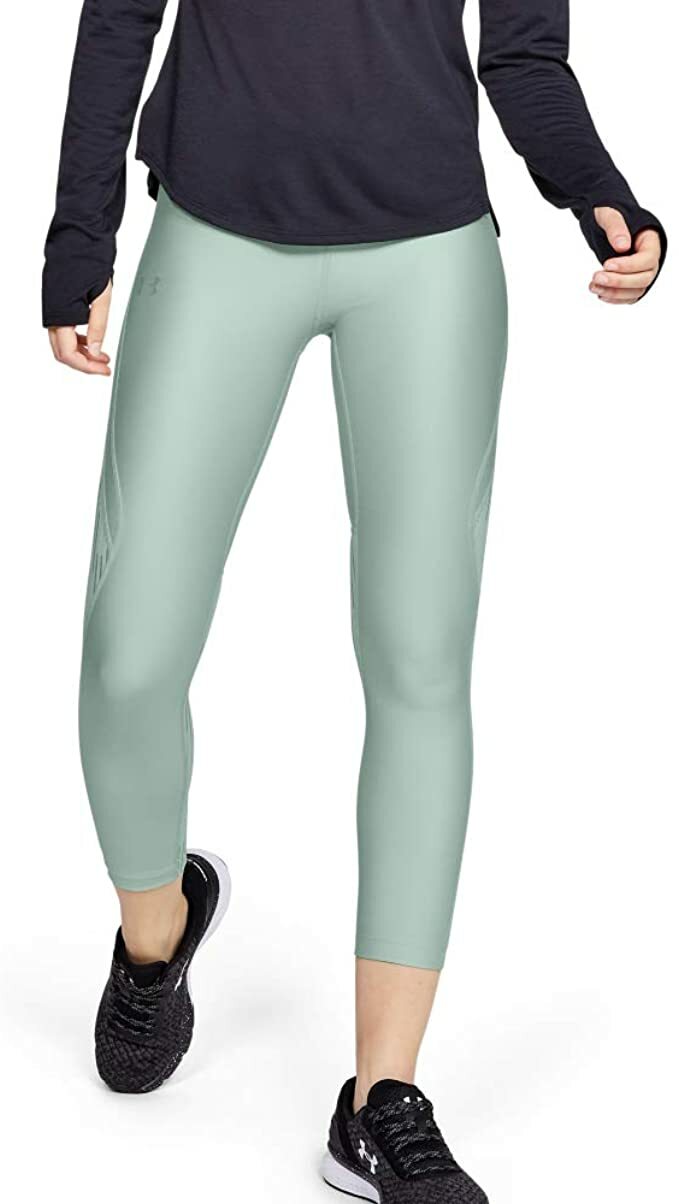 Under Armour Women's Capri Pants Thread Crop  Ankle Legging Atlas Green