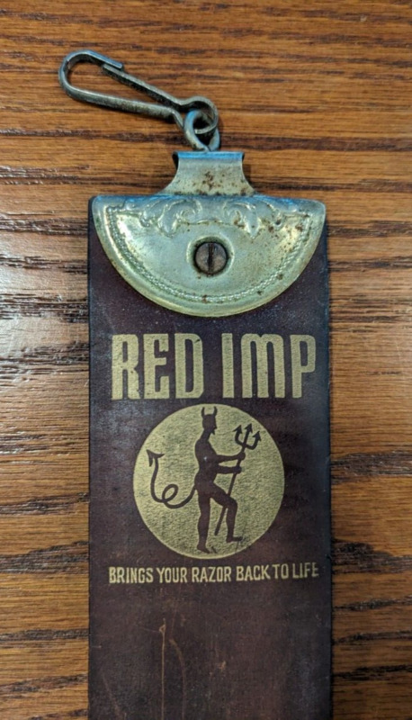 Vintage Red Imp Razer Strop 700C