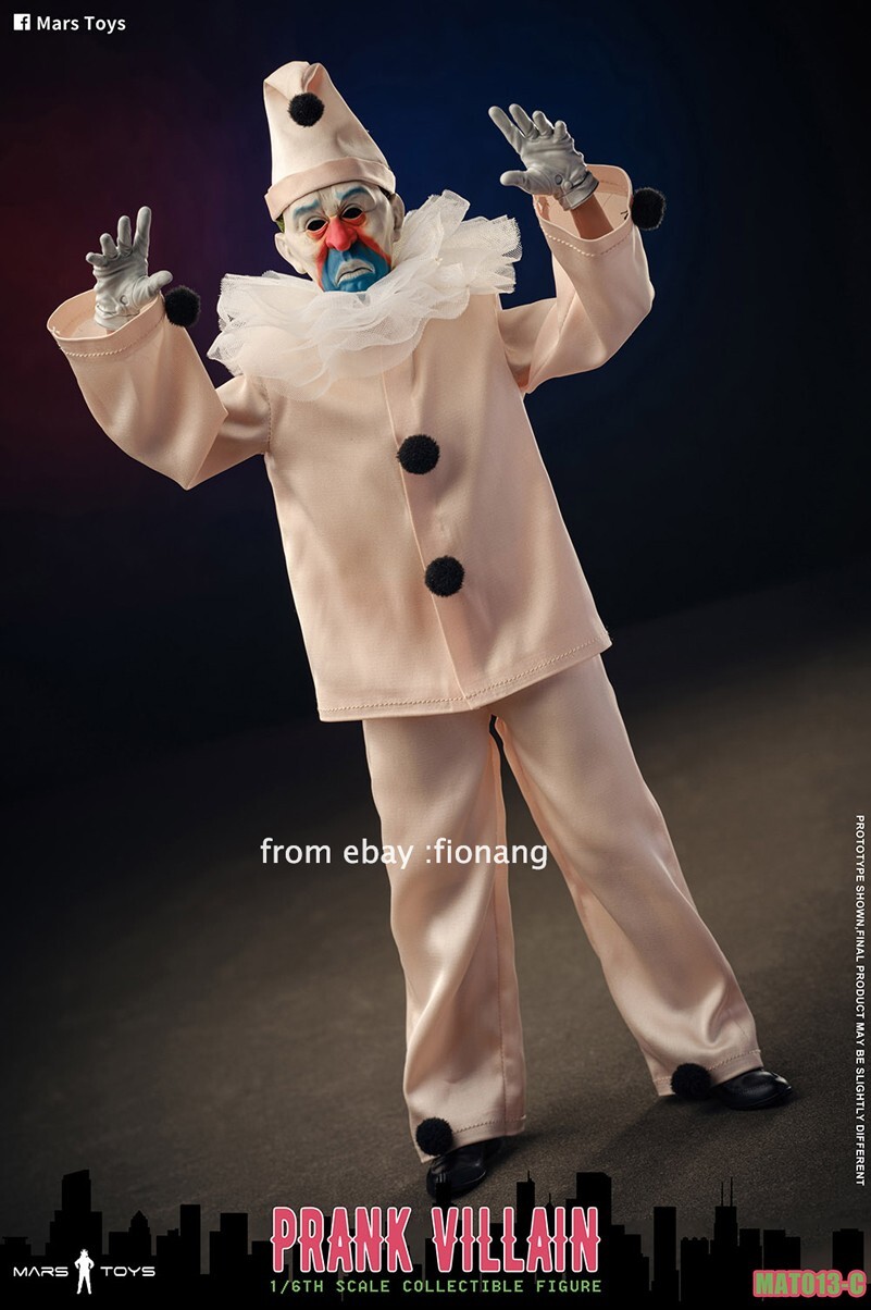 Mars Toys MAT013C 1/6 Prank Villain Joker 1966 Action Figure Mars Toys MAT013C 1/6 Prank Villain Joker 1966 Action Figure