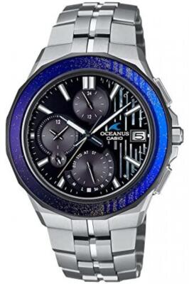 Pre-owned Casio Oceanus Ocw-s5000mb-1ajf Manta Makibokeshi Takimon Limited Men Watch