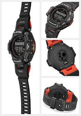 Pre-owned Casio G-shock Gbd-h2000-1ajr G-squad Sport Bluetooth Gps Digital Men Watch