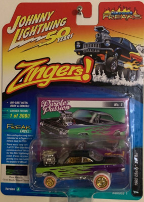 `N18 Johnny Lightning Street Freaks ZINGERS 1962 CHEVY BEL AIR CHASE JLSF012A