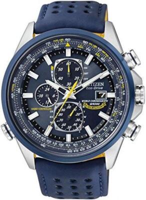Pre-owned Citizen Promaster Sky Blue Angels At8020-03l Eco-drive Solar Atomic Men Watch